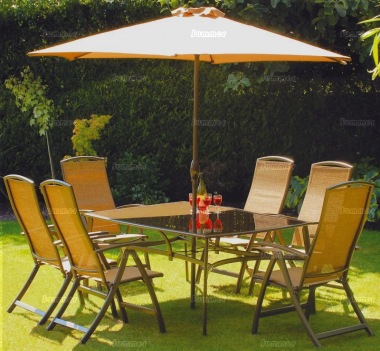 Powder Coated Aluminium 6, 8 or 10 Seater Suite 324 Powder Coated Aluminium 6, 8 or 10 Seater Suite 324