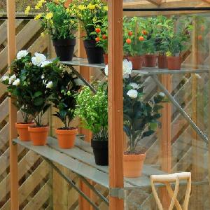 GREENHOUSES xx - Full length built in staging