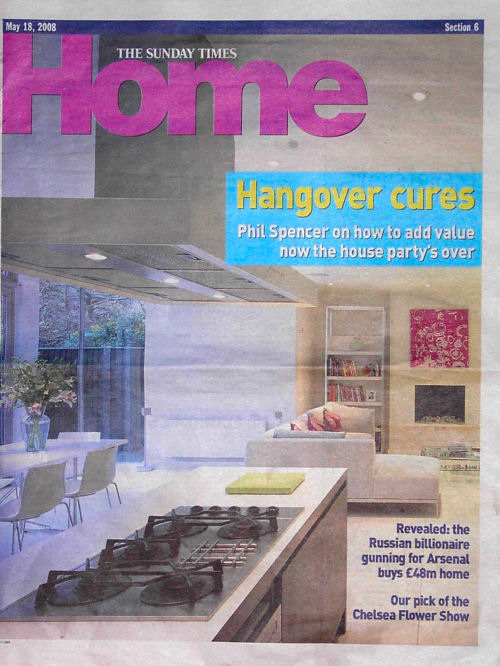 IN THE NEWS AGAIN . . . SUNDAY TIMES 18th May 2008