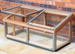 Alton Evolution Cold Frame - Cedar, Aluminium Capping Alton Evolution Cold Frame - Cedar, Aluminium Capping