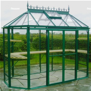 Robinsons Renaissance Large Greenhouse - Powder Coated Robinsons Renaissance Large Greenhouse - Powder Coated