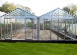 Robinsons Rosette Reach Double Span Greenhouse