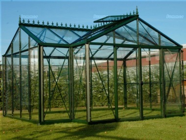 Large Aluminium Orangery 351 - Valley Roof, Box Section Large Aluminium Orangery 351 - Valley Roof, Box Section