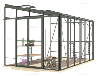 Robinsons 8ft Lean to Greenhouse
