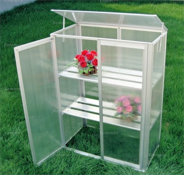 Growhouse 381 - Polycarbonate, Silver Finish