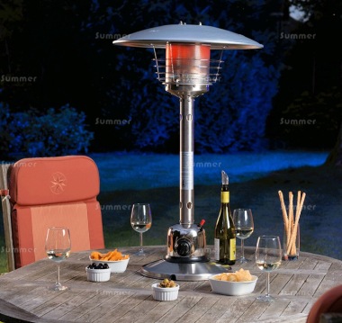 Tabletop Patio Heater 152 - Propane Gas, 4 kW, Hose and Regulator Tabletop Patio Heater 152 - Propane Gas, 4 kW, Hose and Regulator