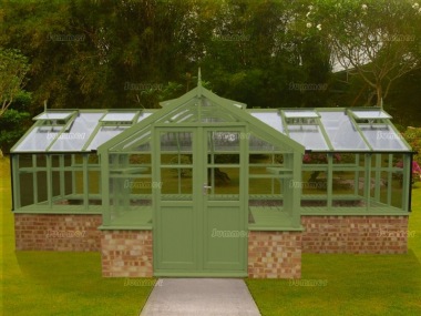 Thermowood Orangery 229 - Valley Roof, Toughened Glass