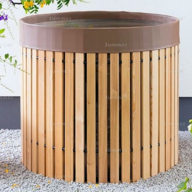 Water Butt, Wooden Slatted 3ft 3 Water Butt, Wooden Slatted 3ft 3