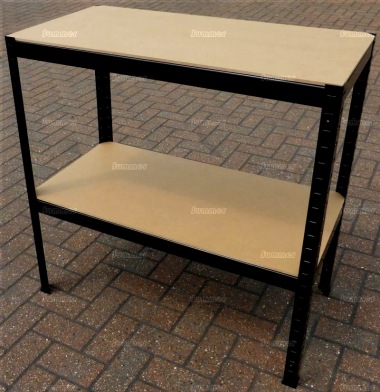 Boltless steel 2 tier workbench, 3ft wide Boltless steel 2 tier workbench, 3ft wide