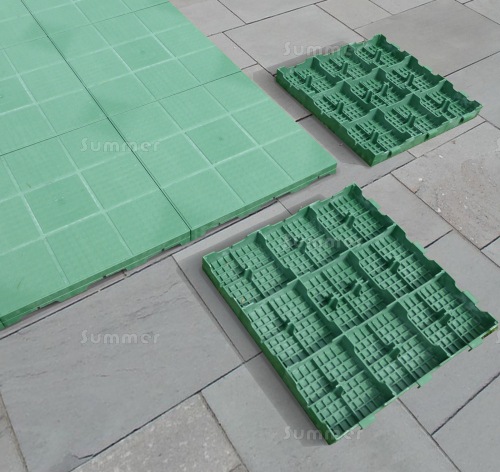 GREENHOUSES - Greenhouse Base - Eco-paving footpath, 385mm wide